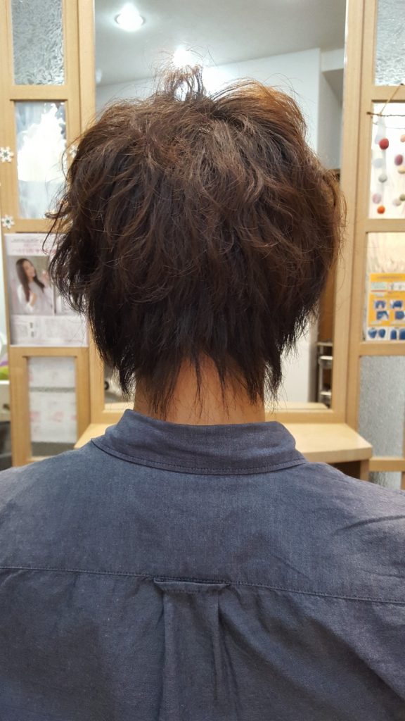 メンズパーマ1ヶ月後にカットで清潔感をっ！！ 美容院でも床屋でもない町田のヘアサロン Rodge.(ロッジ)