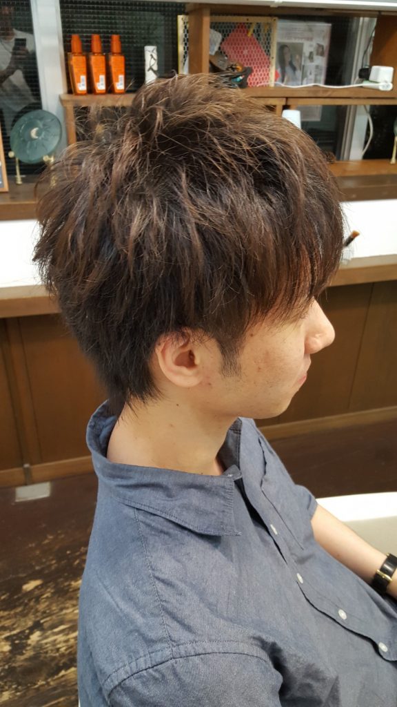 メンズパーマ1ヶ月後にカットで清潔感をっ！！ 美容院でも床屋でもない町田のヘアサロン Rodge.(ロッジ)