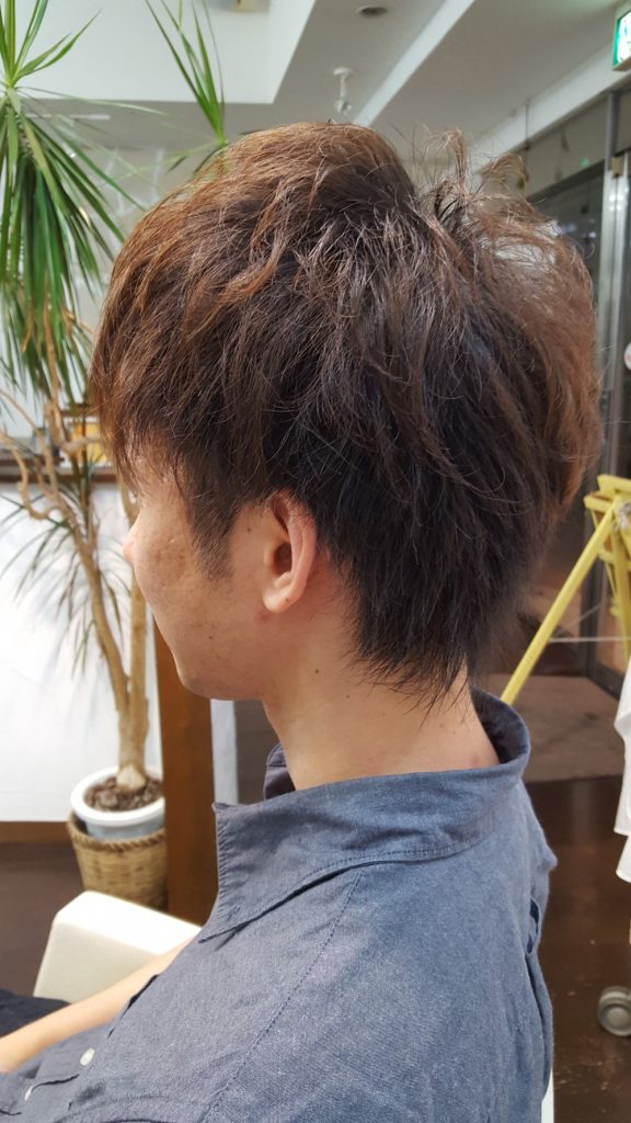 メンズパーマ1ヶ月後にカットで清潔感をっ！！ 美容院でも床屋でもない町田のヘアサロン Rodge.(ロッジ)